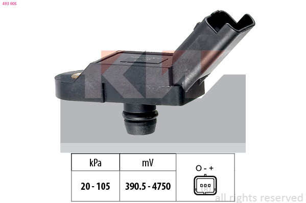 MAP sensor KW 493 005