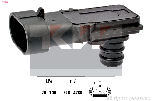 Vuldruk sensor KW 493 023