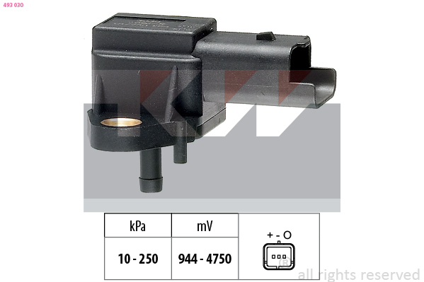 Vuldruk sensor KW 493 030