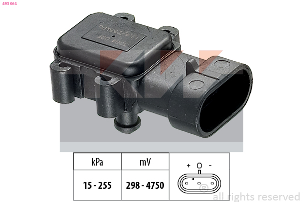 Vuldruk sensor KW 493 064