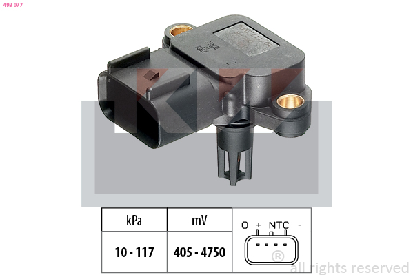 MAP sensor KW 493 077