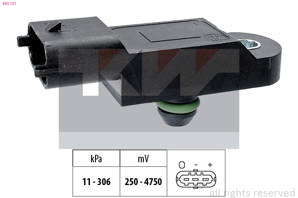 Vuldruk sensor KW 493 121