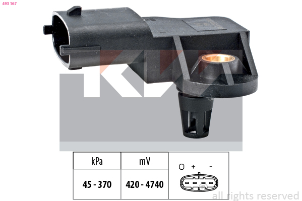 Vuldruk sensor KW 493 167