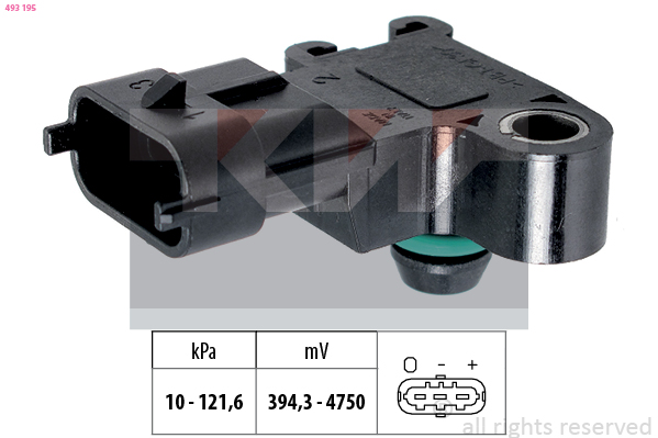 Vuldruk sensor KW 493 195