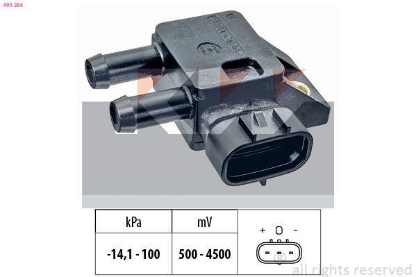 MAP sensor KW 493 284