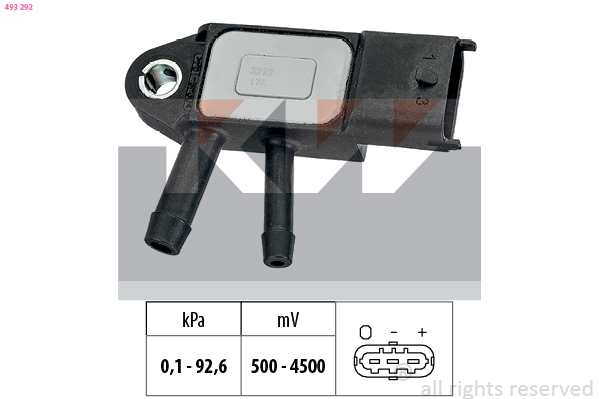 MAP sensor KW 493 292