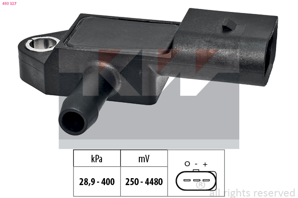 MAP sensor KW 493 327