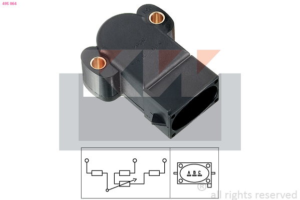 Sensor diverse KW 495 064