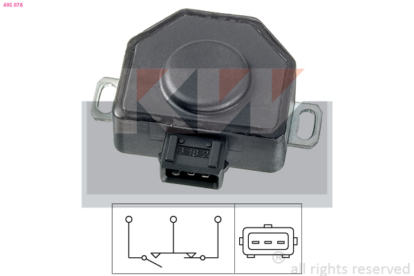 Sensor diverse KW 495 078