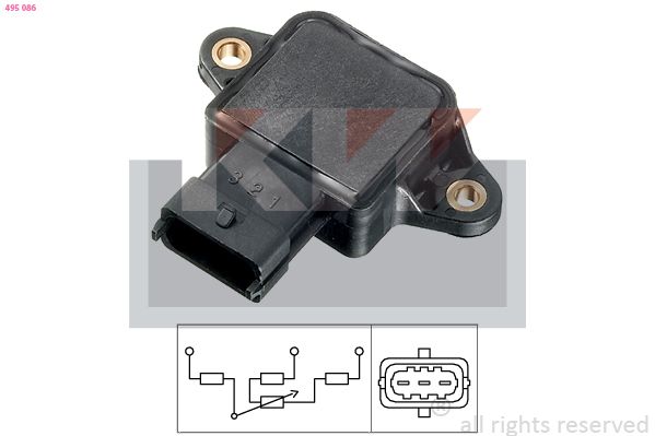 Sensor diverse KW 495 086