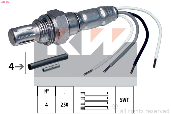 Lambda-sonde KW 497 004