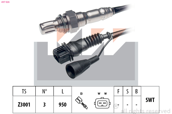 Lambda-sonde KW 497 026