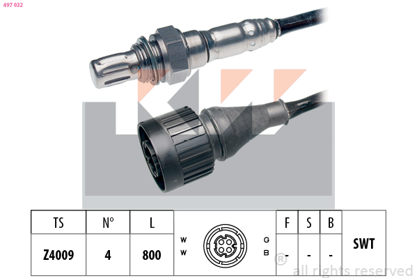 Lambda-sonde KW 497 032