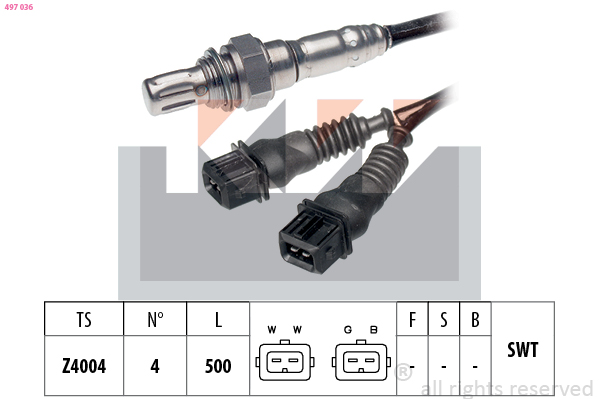 Lambda-sonde KW 497 036