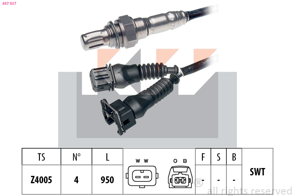 Lambda-sonde KW 497 037