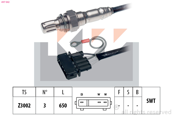 Lambda-sonde KW 497 042