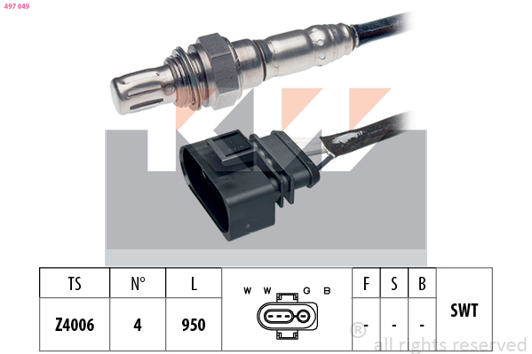 Lambda-sonde KW 497 049