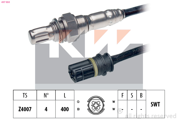 Lambda-sonde KW 497 050