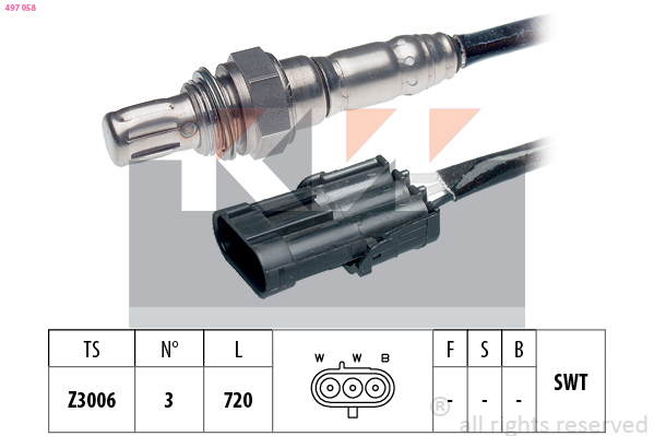 Lambda-sonde KW 497 058