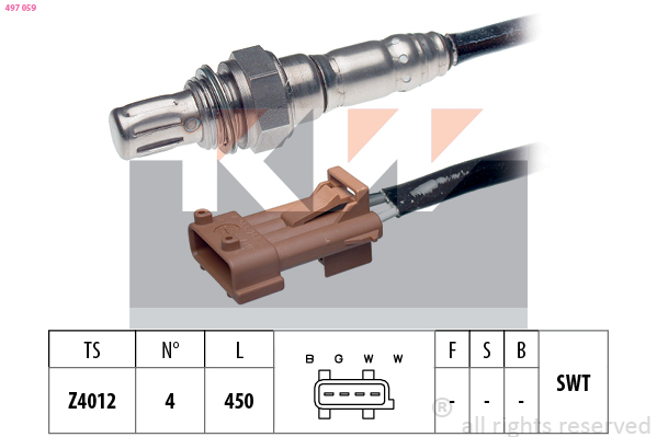 Lambda-sonde KW 497 059