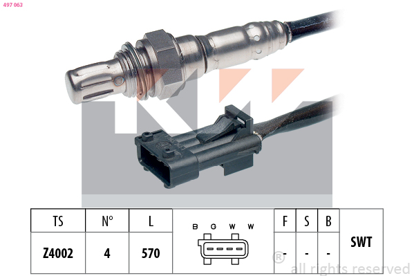 Lambda-sonde KW 497 063