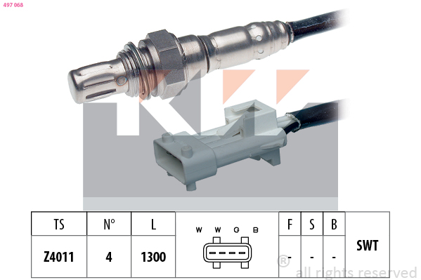 Lambda-sonde KW 497 068