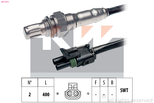 Lambda-sonde KW 497 074