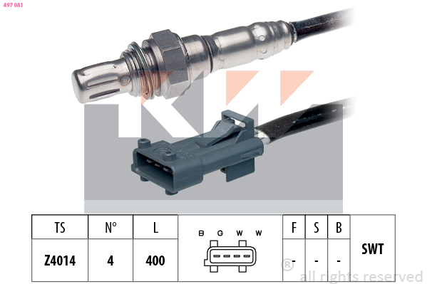 Lambda-sonde KW 497 081