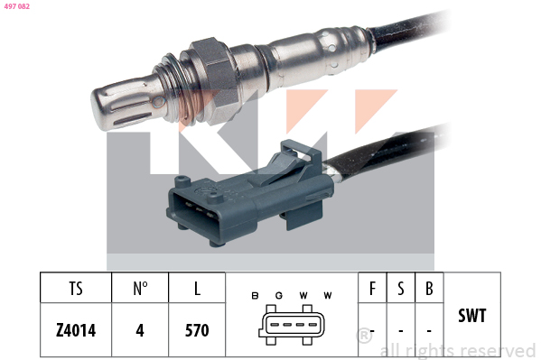 Lambda-sonde KW 497 082