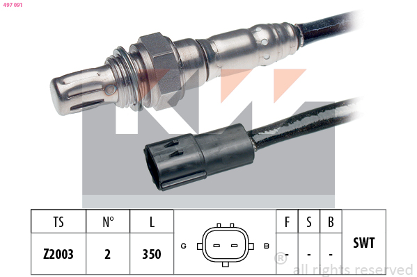 Lambda-sonde KW 497 091