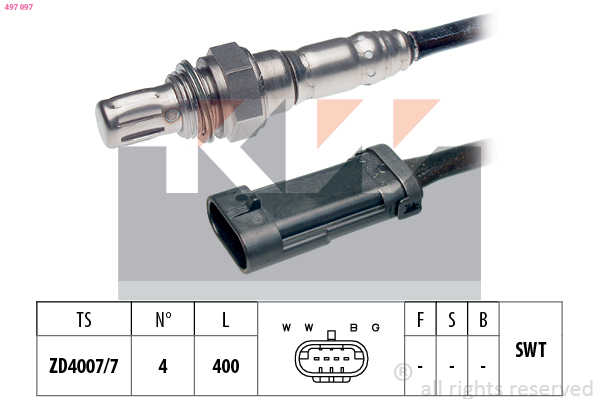 Lambda-sonde KW 497 097