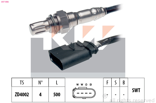 Lambda-sonde KW 497 098