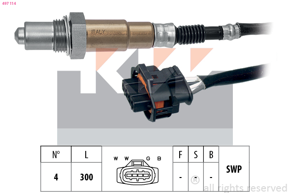 Lambda-sonde KW 497 114