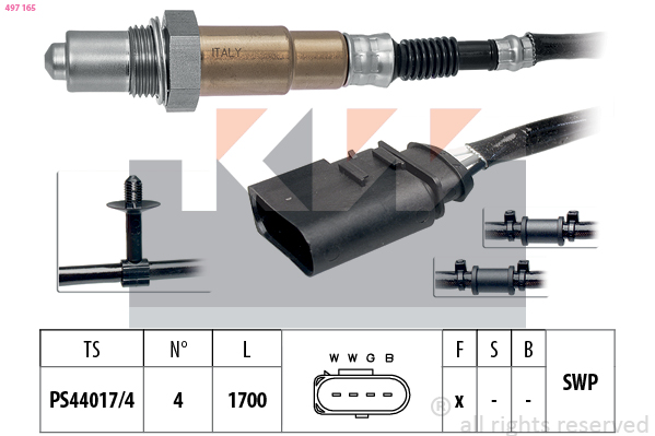 Lambda-sonde KW 497 165