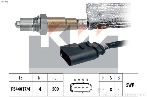 Lambda-sonde KW 497 171