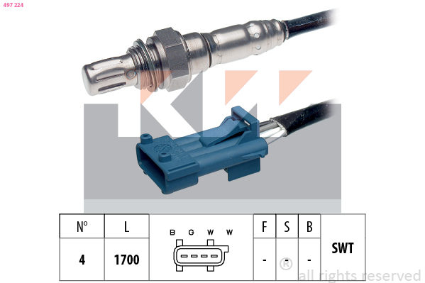 Lambda-sonde KW 497 224