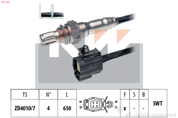 Lambda-sonde KW 497 225