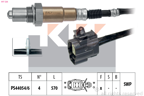 Lambda-sonde KW 497 226