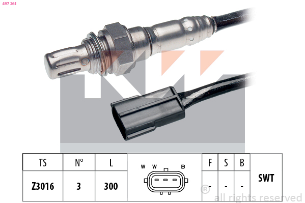 Lambda-sonde KW 497 261