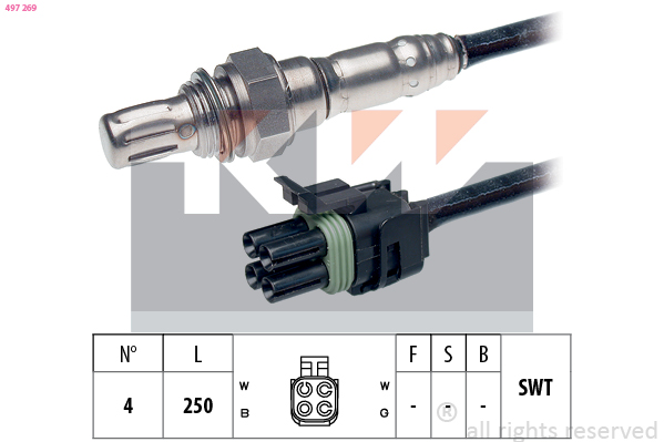 Lambda-sonde KW 497 269