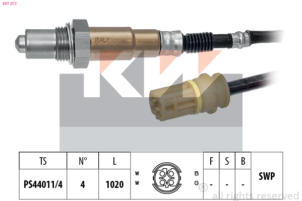 Lambda-sonde KW 497 273