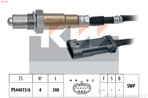 Lambda-sonde KW 497 281