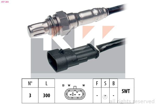 Lambda-sonde KW 497 284