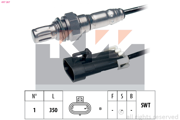 Lambda-sonde KW 497 287