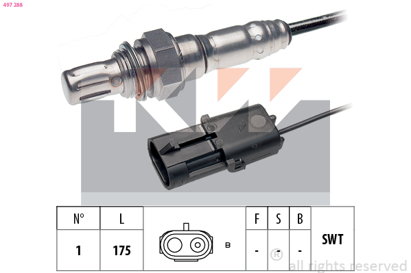 Lambda-sonde KW 497 288