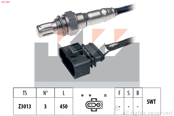 Lambda-sonde KW 497 300