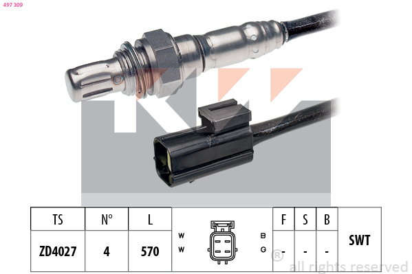 Lambda-sonde KW 497 309