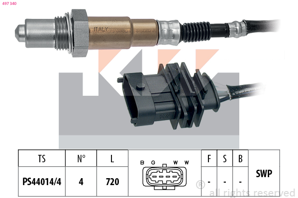 Lambda-sonde KW 497 340