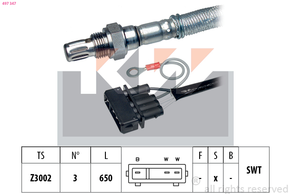 Lambda-sonde KW 497 347