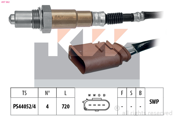 Lambda-sonde KW 497 362